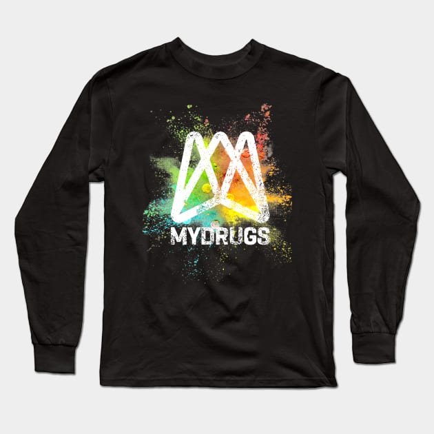 HOW TO SELL DRUGS ONLINE FAST MYDRUGS LOGO POWDER Long Sleeve T-Shirt by Bevatron